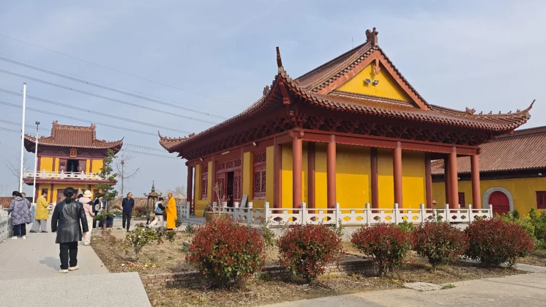 盐城大丰十几位市民参观镇海禅寺，看到大丰最大的钟鼓，更震撼的是……